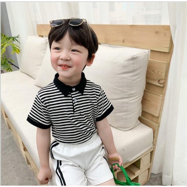 Áo Thun Ngắn Tay cổ Polo cho bé A209