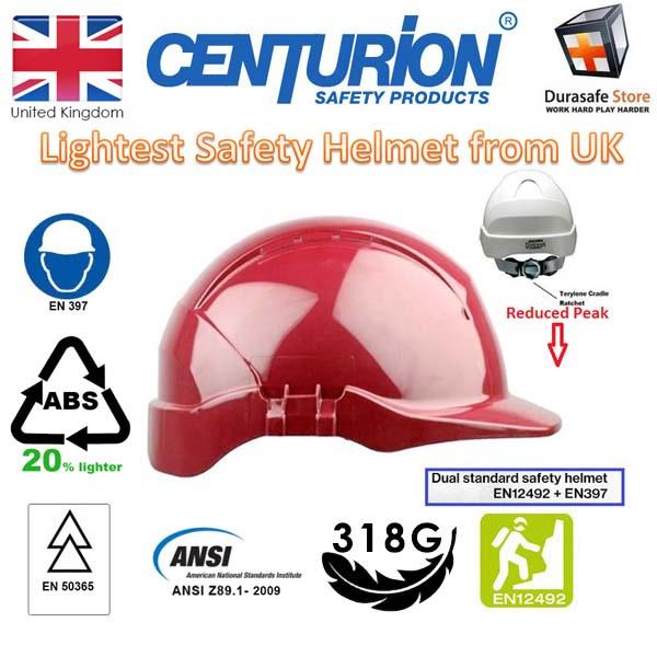 Bộ nón bảo hộ kèm dây quai nón 4 điểm màu đỏ CENTURION Concept Ratchet Helmet Red S08CRRF