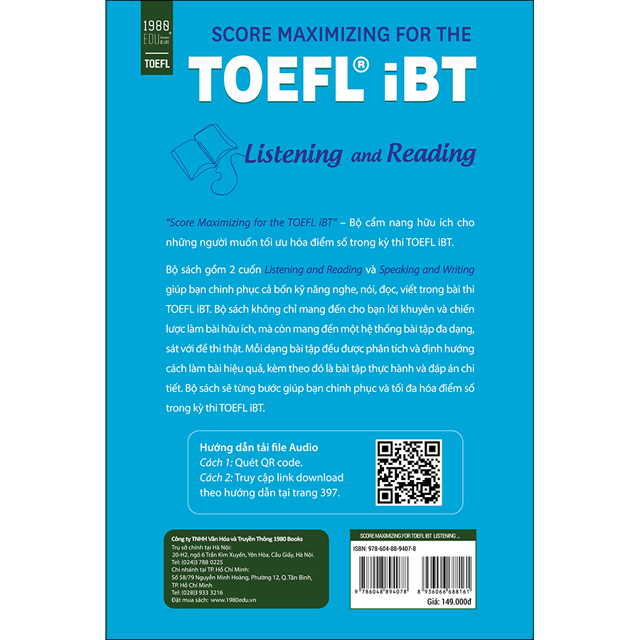 Score Maximizing For The Toefl iBT – Listening And Reading