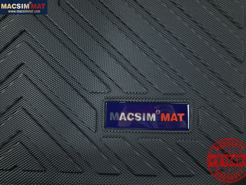 Thảm lót cốp xe ô tô Honda Accord 2018-đến nay nhãn hiệu Macsim chất liệu TPV cao cấp màu đen(295)