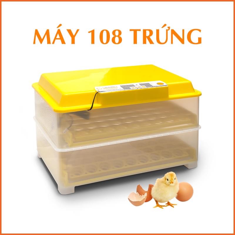 MÁY ẤP TRỨNG MINI 108 QUẢ- TỰ ĐỘNG ĐẢO TRỨNG- LẮP GIÁP SẴN