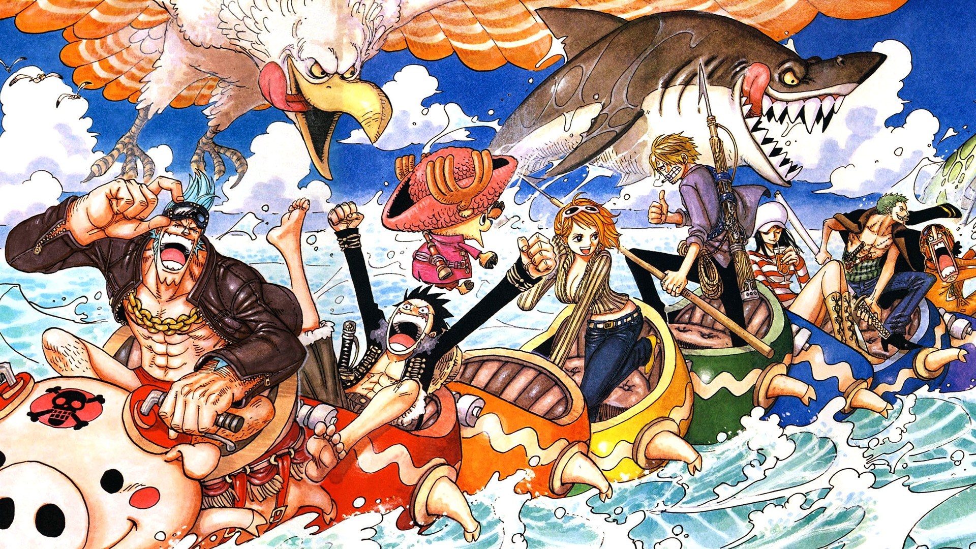 Poster 8 tấm A4 One Piece Đảo Hải Tặc anime tranh treo album ảnh in hình đẹp (MẪU GIAO NGẪU NHIÊN)