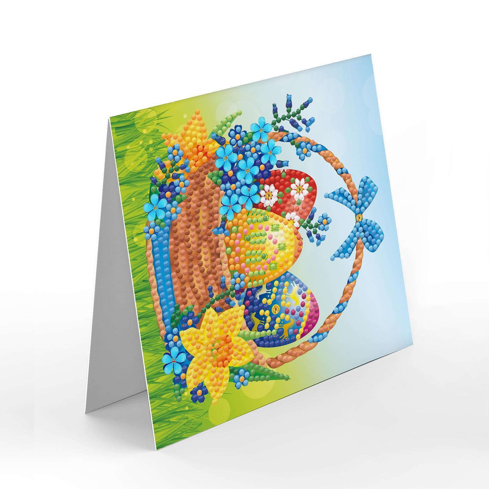 8x 5D DIY Greeting Cards Easter Bunny