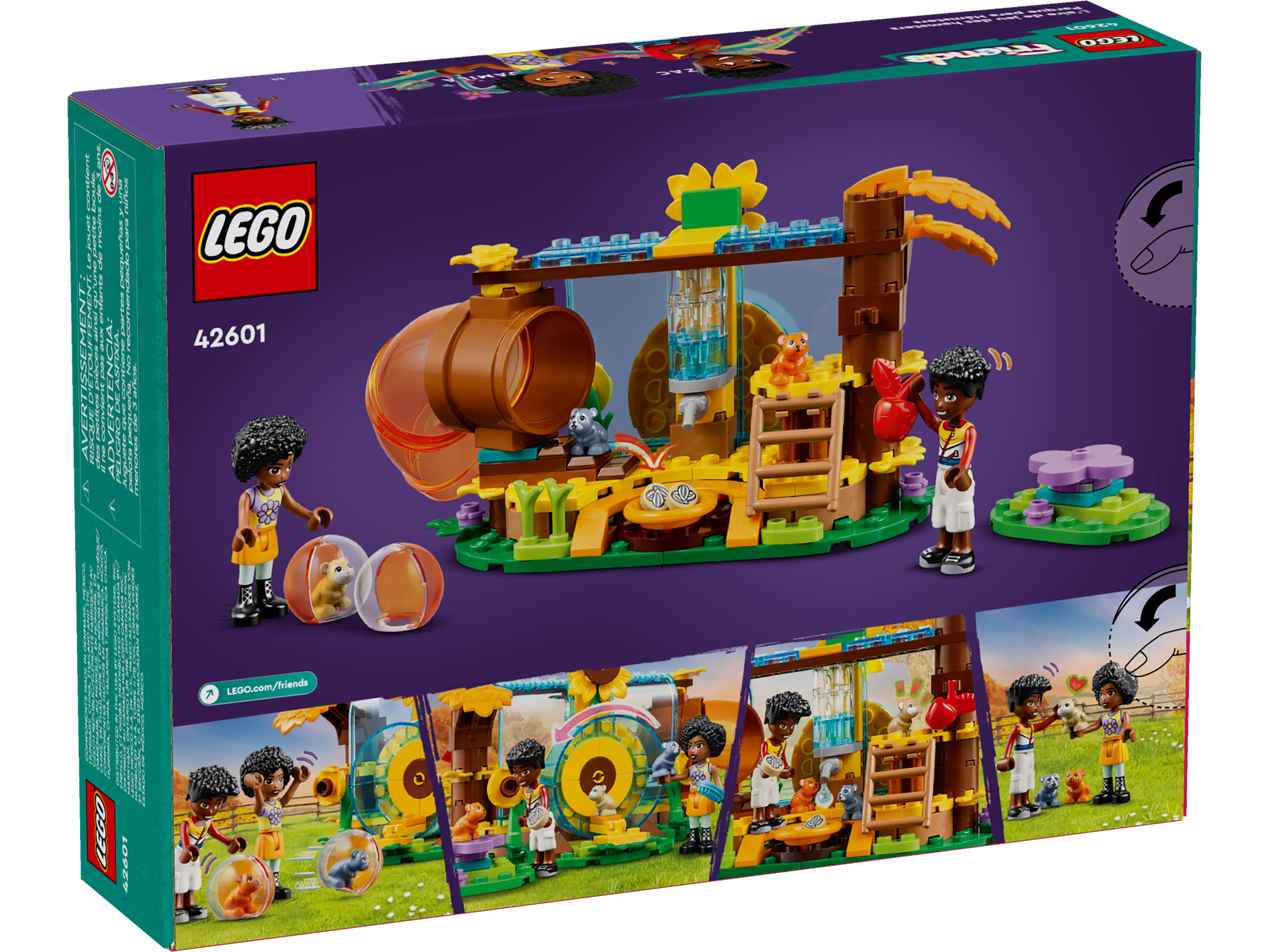 Đồ Chơi Lắp Ráp Khu Vui Chơi Cho Hamster - Hamster Playground - Lego Friends 42601 (167 Mảnh Ghép)