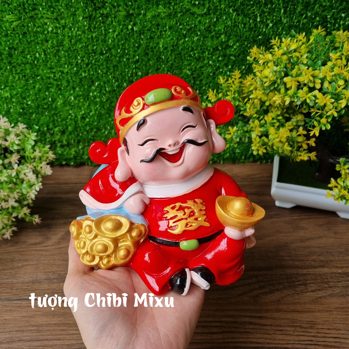 Tượng Thần Tài size 13cm - mẫu 02