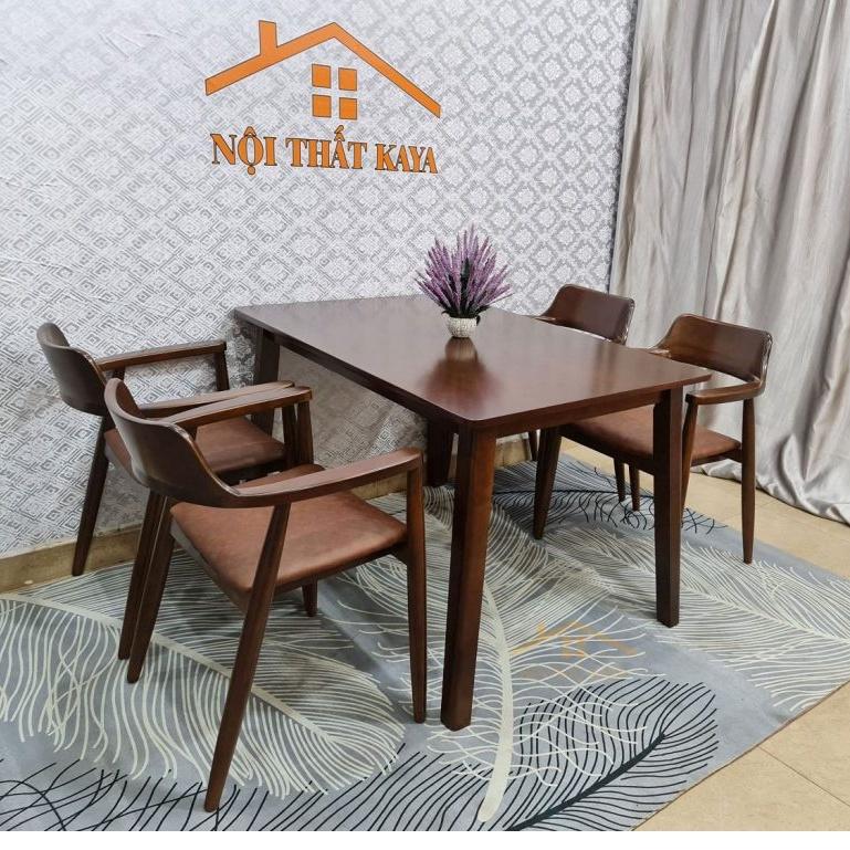 Bộ bàn 4 ghế Hirosima 1m2
