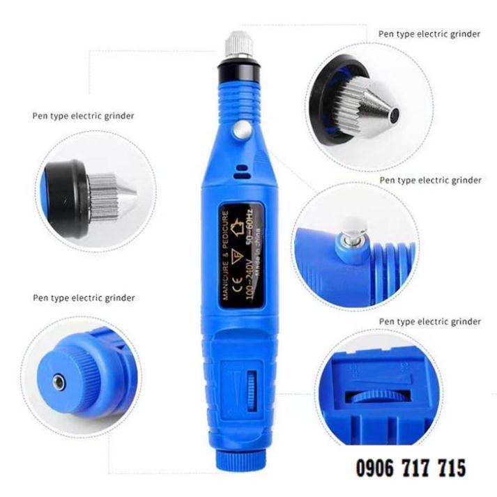 Máy mài đánh bóng móng tay mini kèm sạc cổng USB