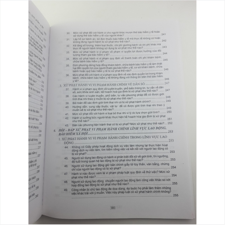 Sách Luật Xử Lý Vi Phạm Hành Chính và Giải Đáp Các Tình Huống Thường Gặp - V2171D