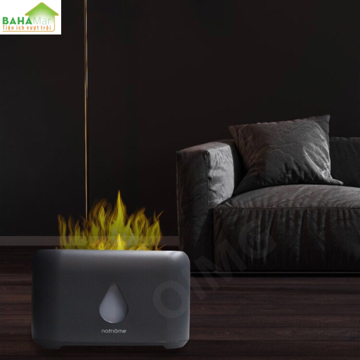 MÁY PHUN SƯƠNG TẠO ẨM MÔ PHỎNG NGỌN LỬA 3D ĐÈN LED - KHUẾCH TÁN TINH DẦU "BAHAMAR"