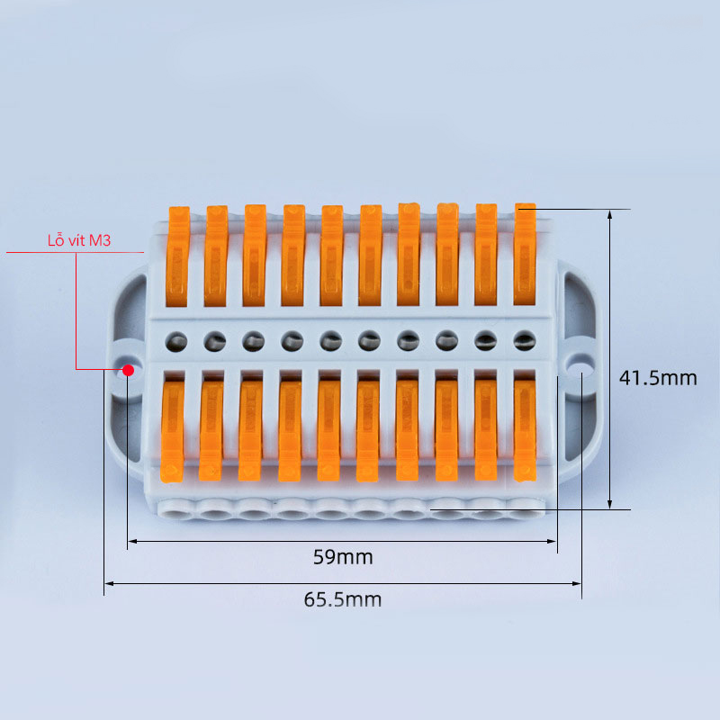 Cút nối dây điện nhanh KV223 ( 6, 8, 10 và 12 cổng)