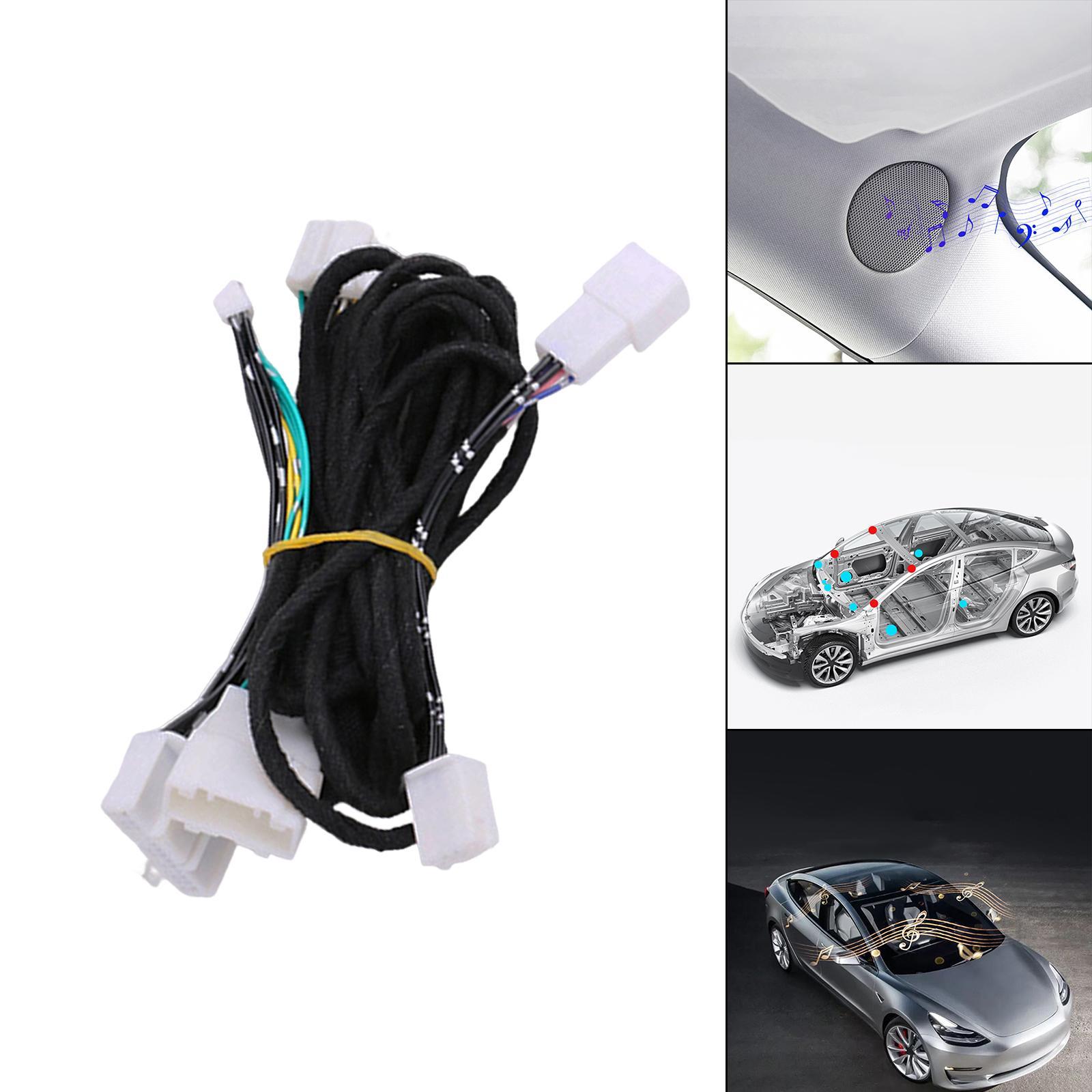 Car Audio Inactive Activation Speaker Wire Harness Fits for