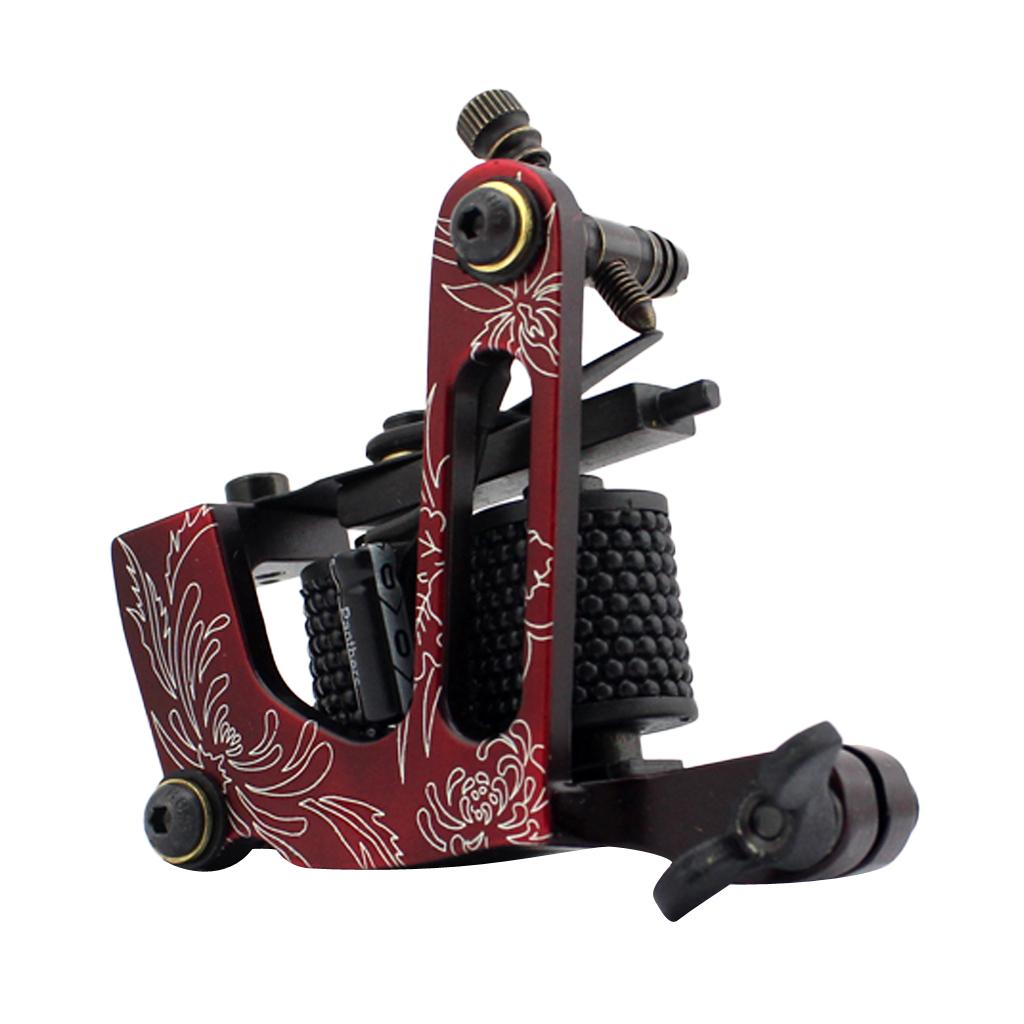 Aluminium Alloy 10 Wrap Coils Motor Tattoo Machine Gun for Liner Shader