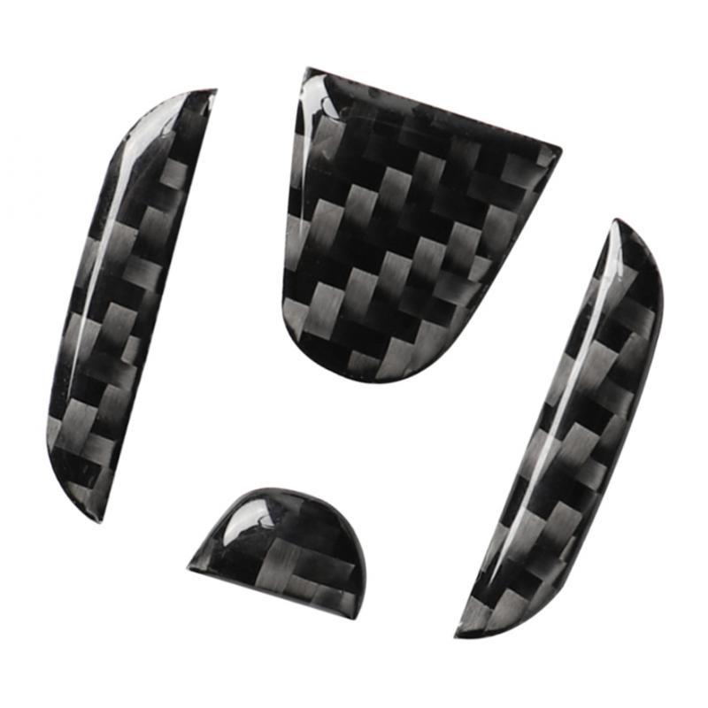 Carbon Fiber Steering Wheel Decoration Cover Sticker for 16-19