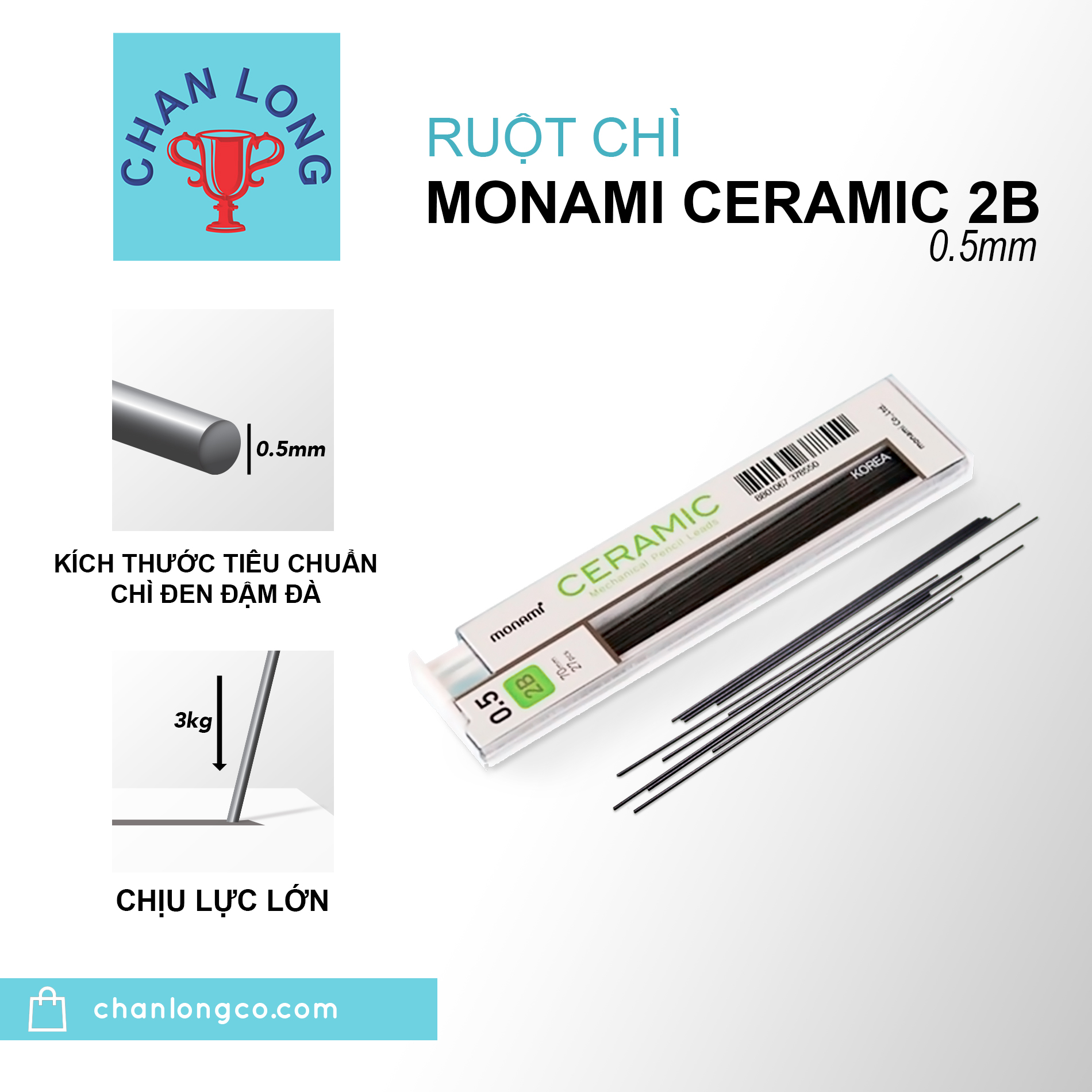 Ruột chì 0.5 Ceramic Monami