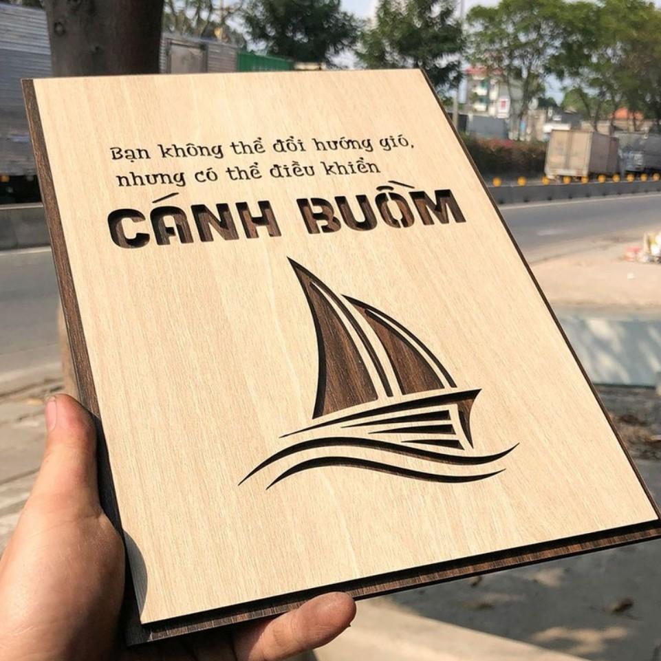 Tranh Treo Tường Văn Phòng Tạo Động Lực Làm Việc -"bạn không thể điều khiển gió nhưng có thể điều..."