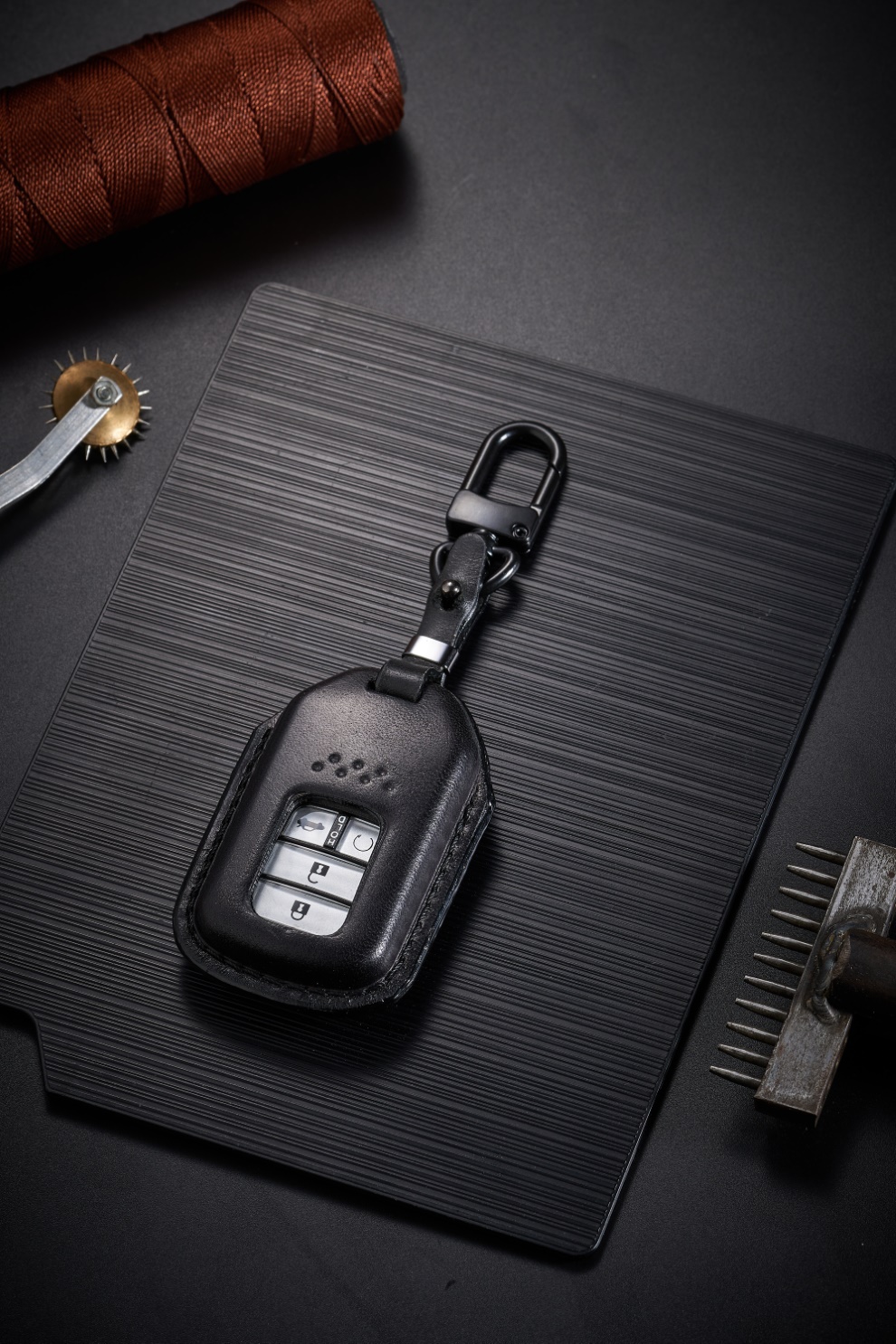 Bao da ép phom handmade chìa khóa xe ô tô Honda CRV HRV CIVIC CITY 2,3,4,5,6 nút bấm da bò giá tận xưởng (có bán sỉ ) - hàng chính hãng