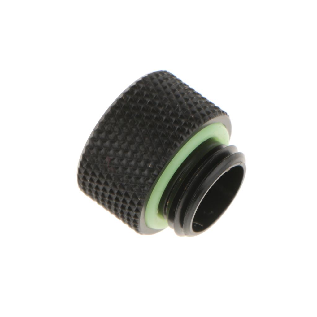 2Pcs G1/4" Male to Female Straight Docking Tube Extend Water Cooling 10mm