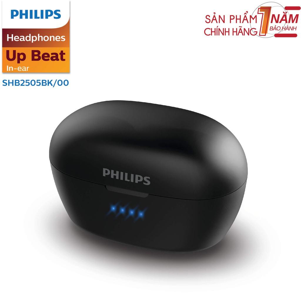 Tai nghe Philips SHB2505BK, Màu đen, Bluetooth - Hàng nhập khẩu