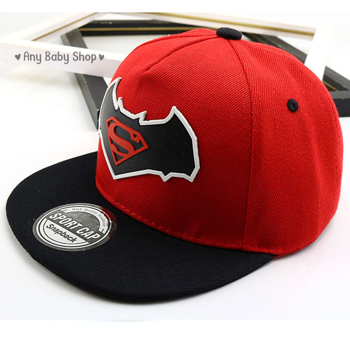 Mũ nón Hiphop Snapback cho bé trai và bé gái hình cánh dơi 4 màu siêu cool ngầu