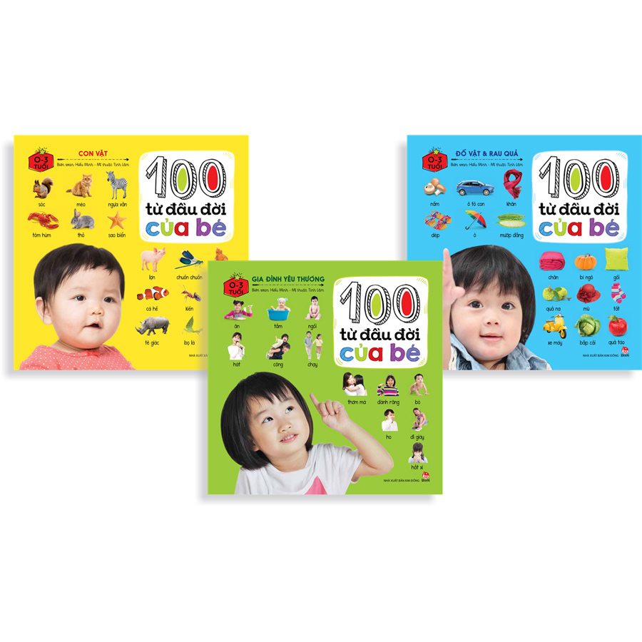 Combo 100 Từ Đầu Đời Của Bé