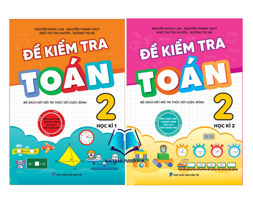 Sách - Combo Đề Kiểm Tra Toán 2 - Học kì 1 + 2 - Kết Nối