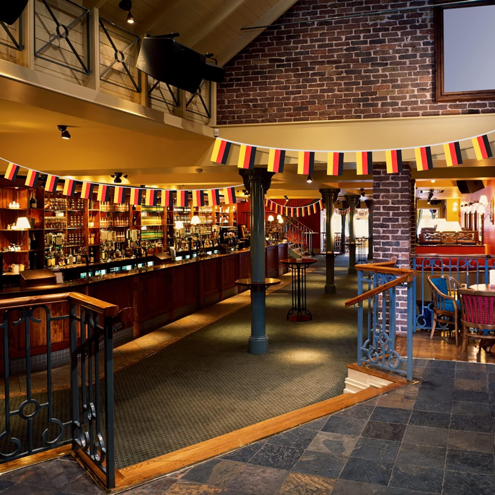 Chuỗi cờ Đức, 25 lá cờ ở cả hai bên hình chữ nhật Fabric Fabl