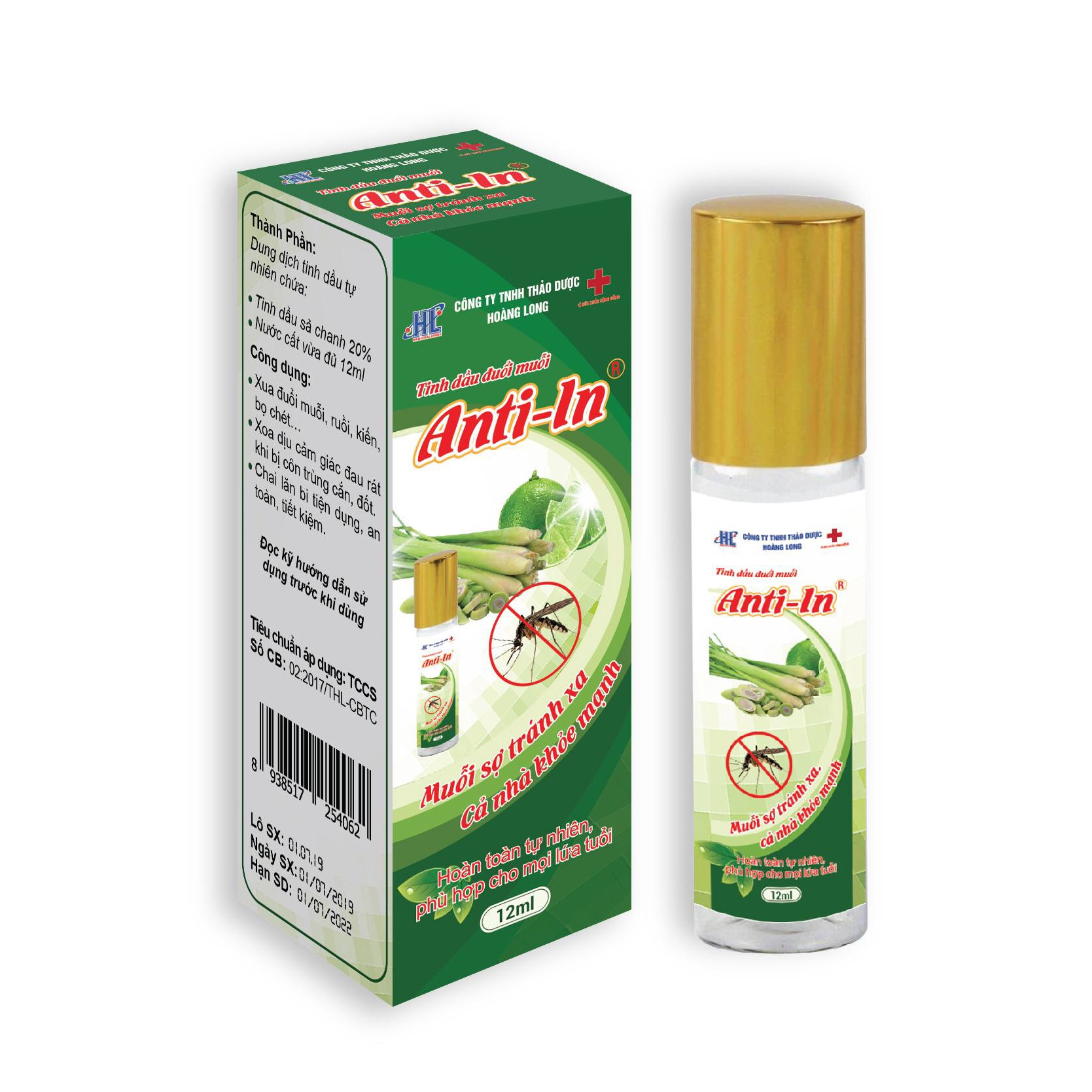 Tinh dầu đuổi muỗi Anti-In 12ml