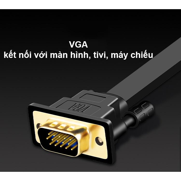 Cáp chuyển HDMI sang VGA có âm thanh - HDMI to VGA Jinghua z130 - Hồ Phạm
