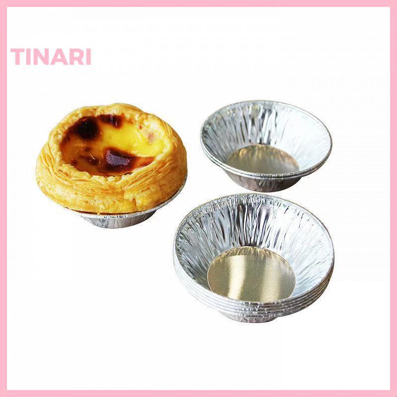 Set 250 Đế Cốc Chén Giấy Bạc Lót Khuôn Nướng Bánh Tart Trứng Tiện Dụng