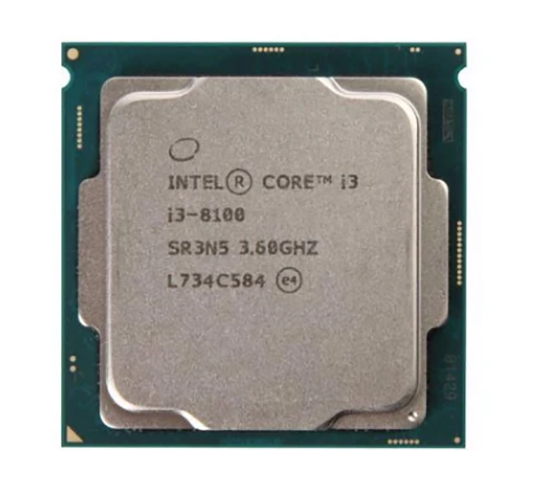 Bộ Vi Xử Lý CPU Intel Core I3-8100 (3.60GHz, 6M, 4 Cores 4 Threads, Socket LGA1151-V2, Thế hệ 8) Tray chưa Fan - Hàng Chính Hãng