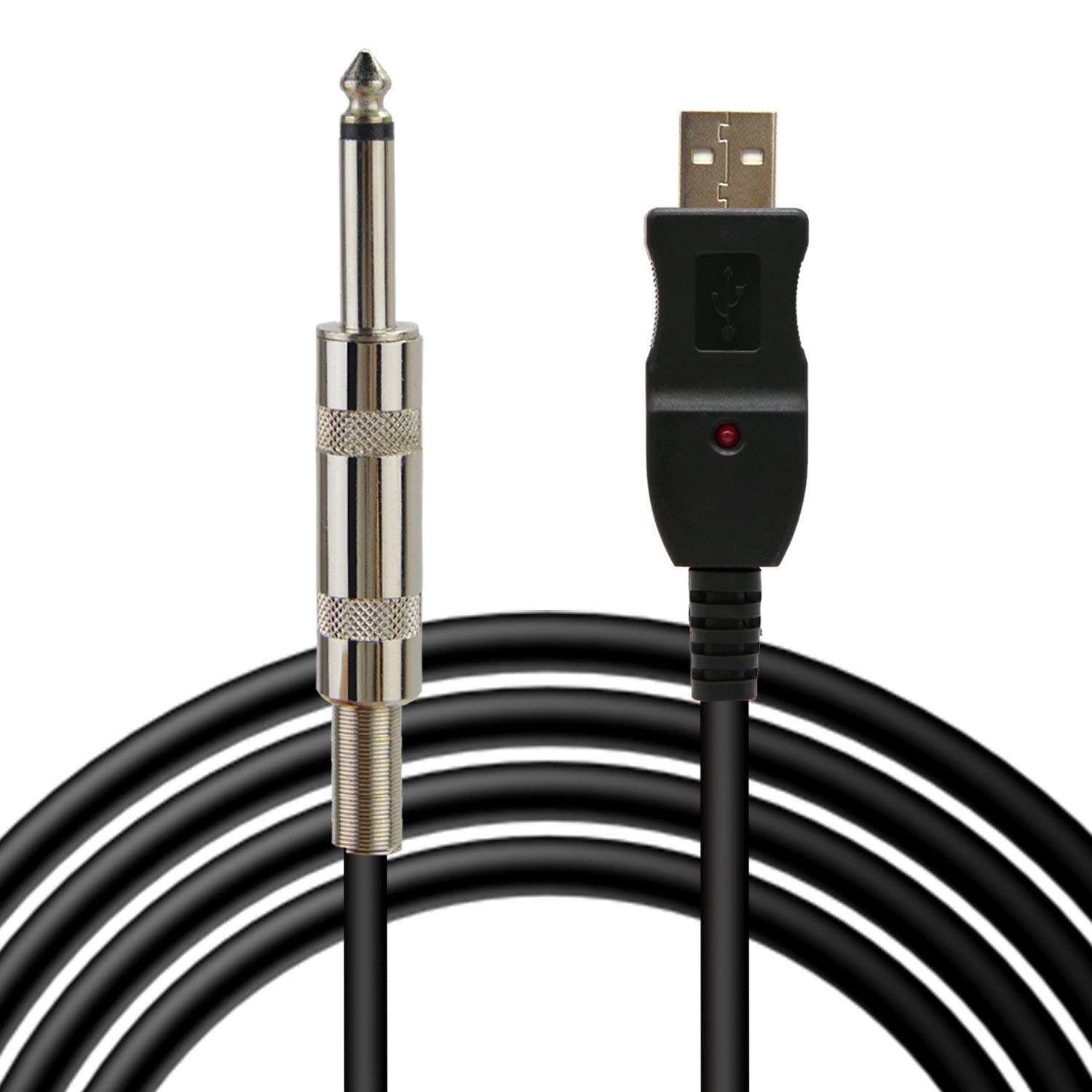 ROGTZ Cáp USB Guitar Kết Nối Đàn Guitar Với Máy Tính Để Thu Âm 3M - Hàng Nhập Khẩu