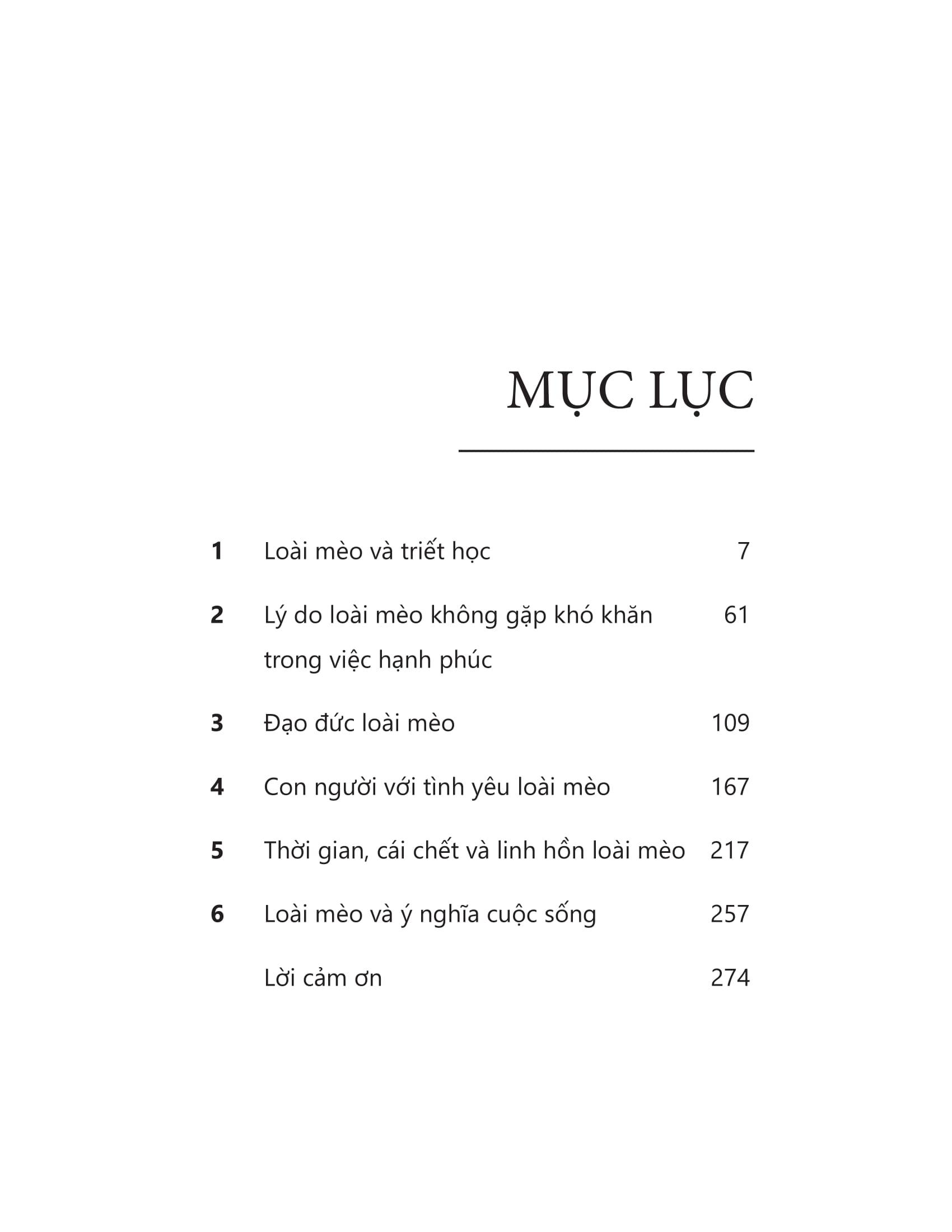 Mèo Và Triết Lý Nhân Sinh