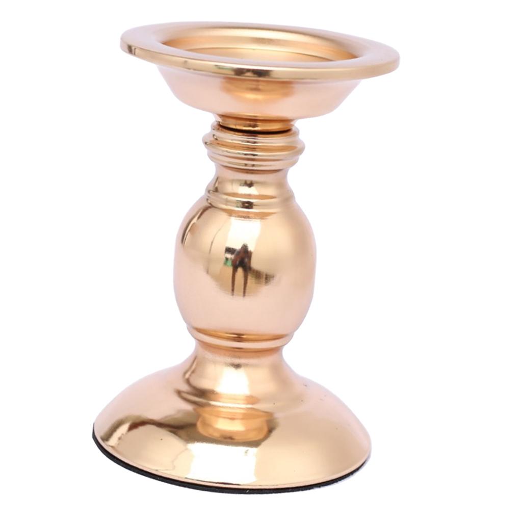Iron Candlestick Pillar Candle Holder for Wedding Party Home Decor