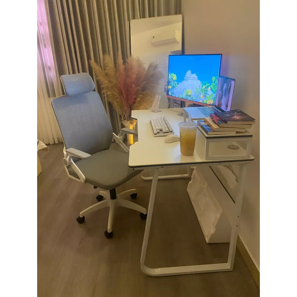 Bàn Gaming, Bàn Làm Việc Khung Sắt Chắc Chắn AM95