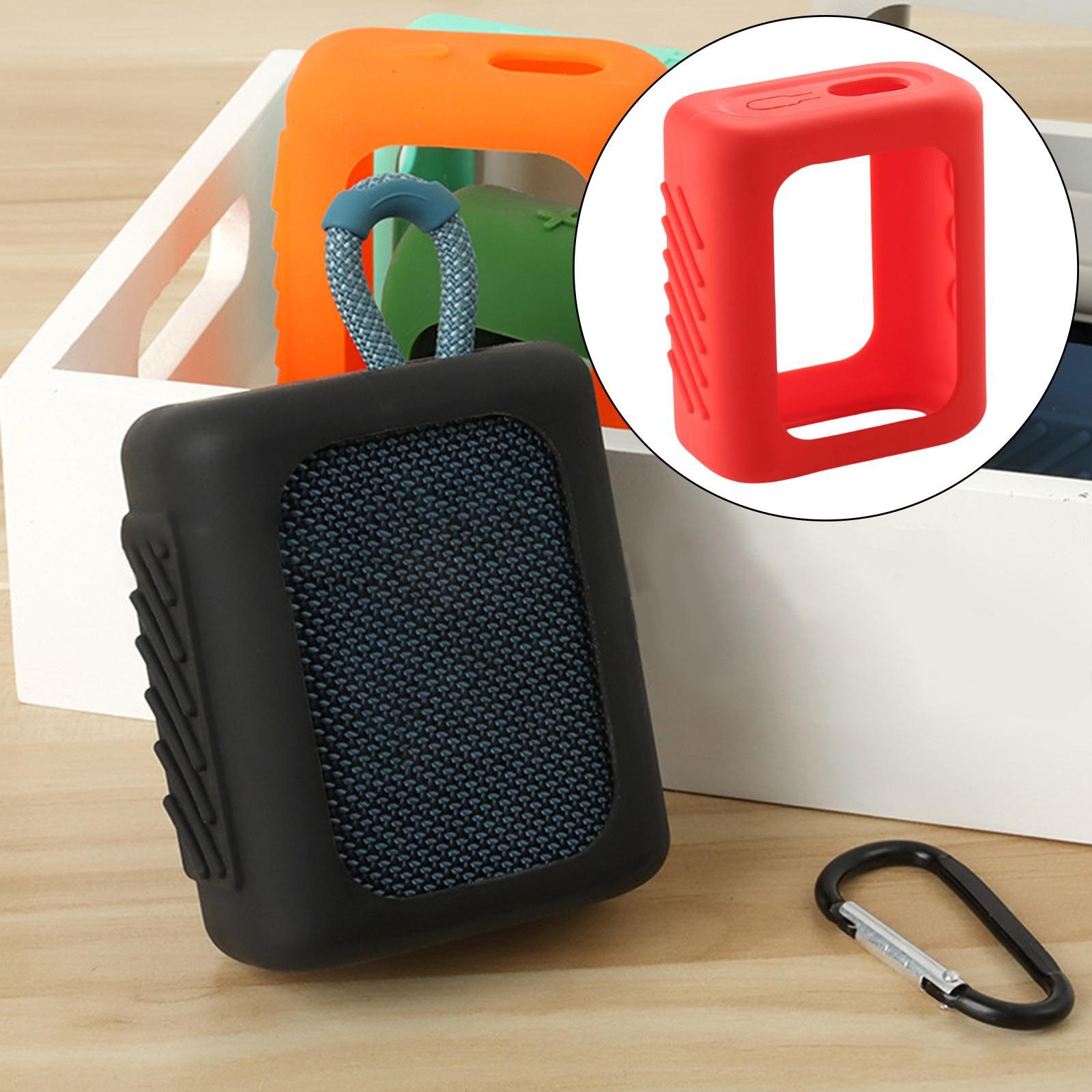 Speaker Silicone Case with Bag Hook Speaker Accessories Portable for Go3