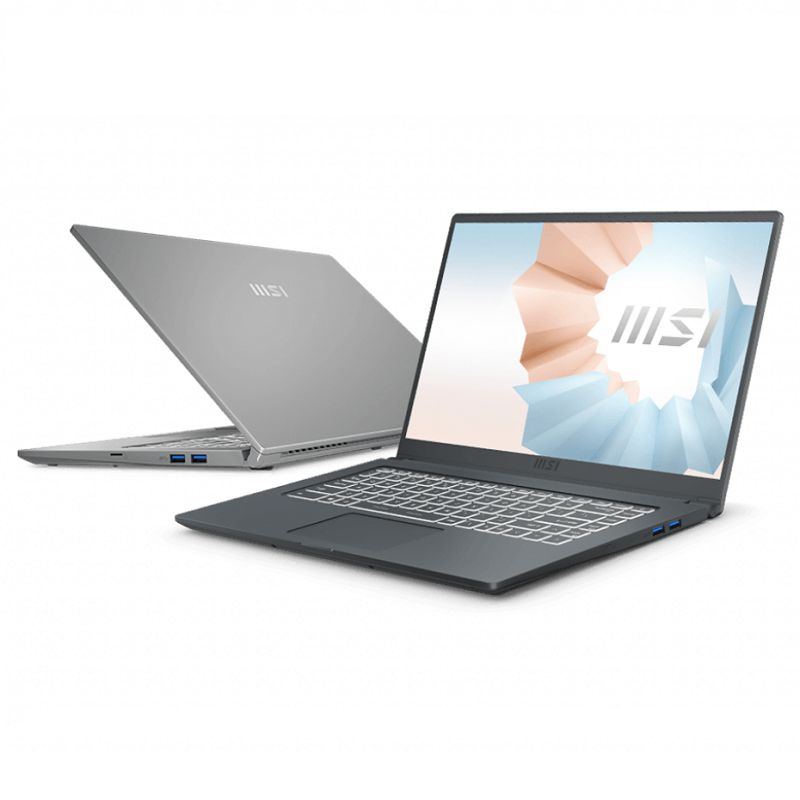 Laptop MSI Modern 14 B11MOU 851VN Gray (i3 1115G4/ 8GB/ 256GB SSD/ W10) Hàng Chính Hãng