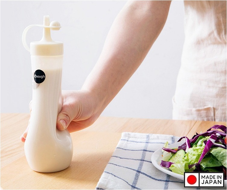 Bình đựng gia vị, nước sốt, nước tương Enough 360ml - Nội địa Nhật Bản