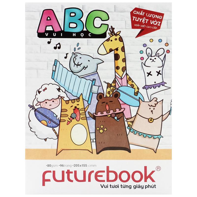 Tập Học Sinh Vui Học ABC A5 - 4 Ô Ly - 96 Trang 80gsm - futurebook DK891 (Mẫu Màu Giao Ngẫu Nhiên)