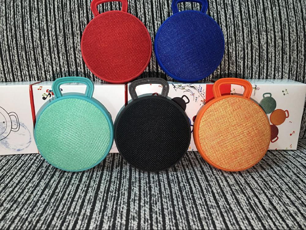 Loa bluetooth không dây Vòng tròn Vải tay cầm di động Subwoofer Boom Boom Handfree Gọi âm nhạc âm thanh âm thanh loa âm thanh Color: green Set Type: Speaker