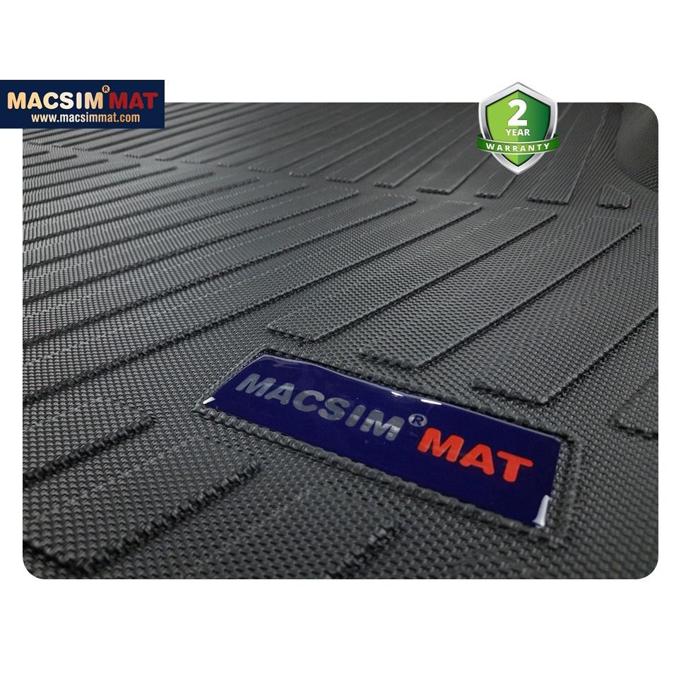 Thảm lót cốp xe ô tô Nissan Teana 2011-2016 nhãn hiệu Macsim chất liệu TPV màu đen hàng loại 2
