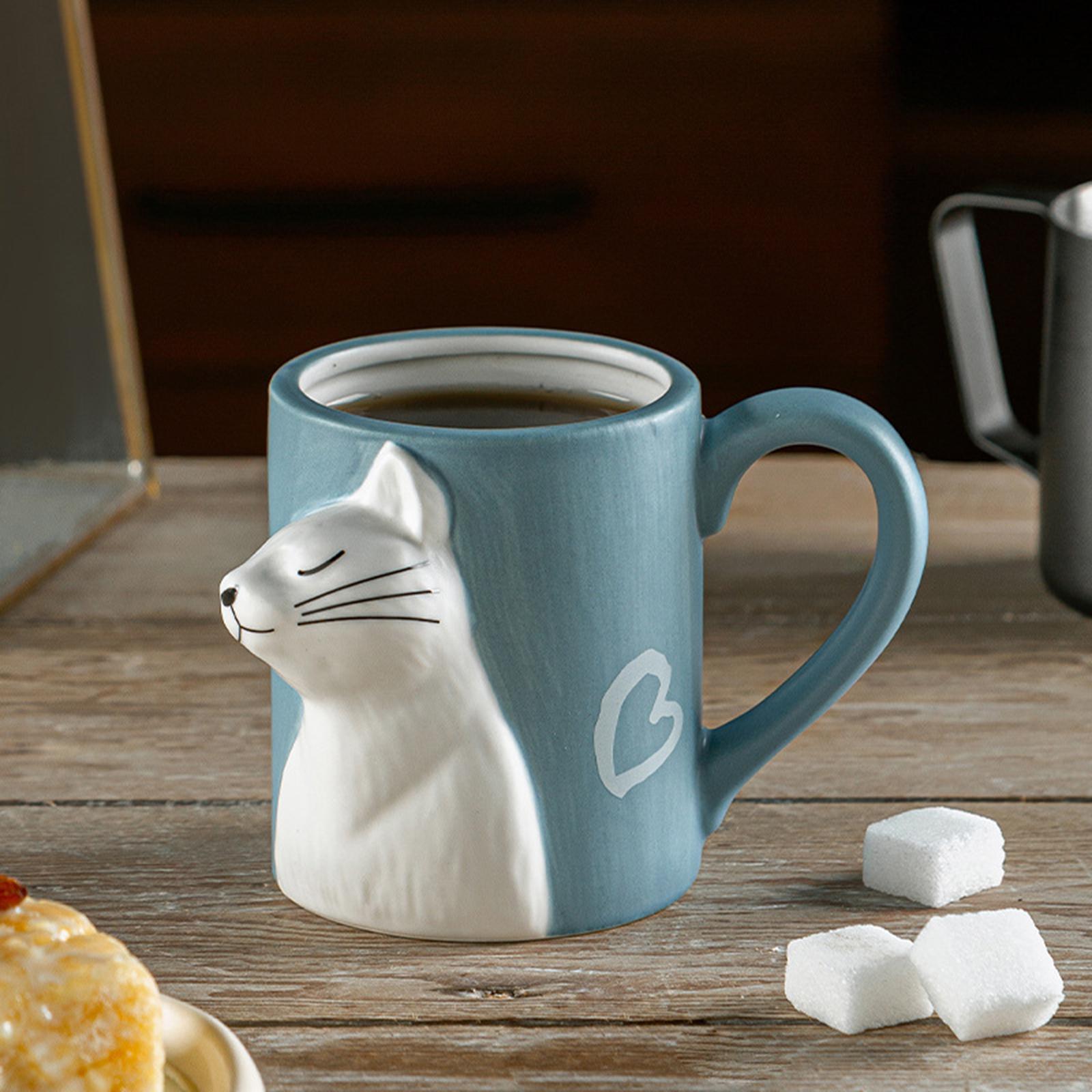 Lovely Cat Mug Camping Mug Tea Cup for Newlyweds Wedding Gift