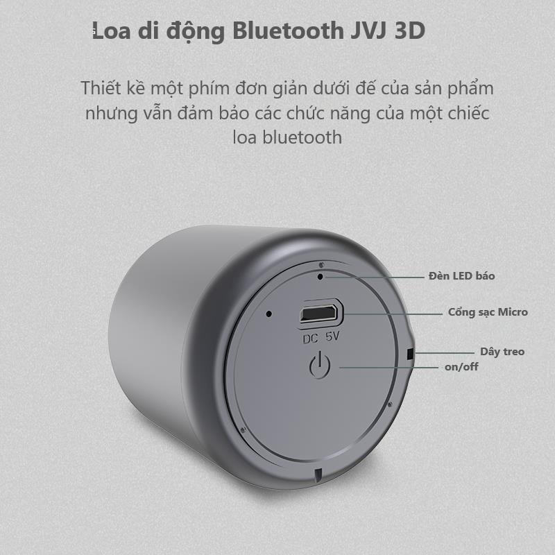 Loa di động Bluetooth Mini 3D little fun - BH 12 THANG