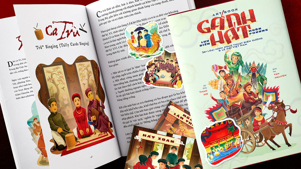 Sách Artbook Gánh Hát Lưu Diễn Muôn Phương