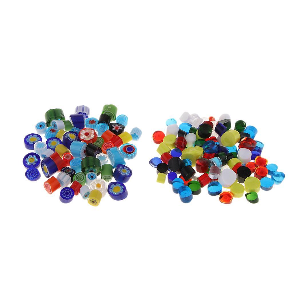 7 Pcs Glass Microwave Kiln Fusing Kit, Assorted Glass Paper DIY Art Jewelry
