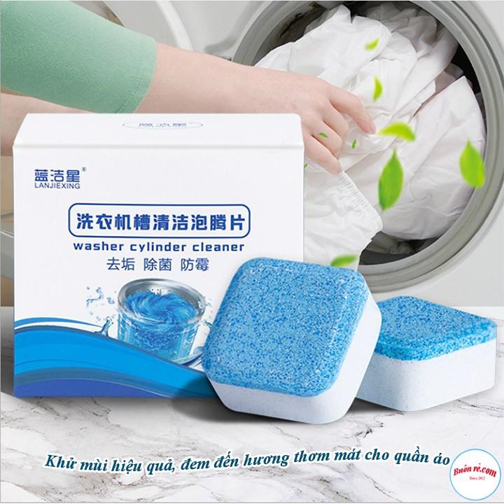 1 Viên Tẩy Vệ Sinh Lồng Máy Giặt Thế Hệ Mới Diệt Khuẩn, Khử Mùi, Tẩy Chất Cặn 00211