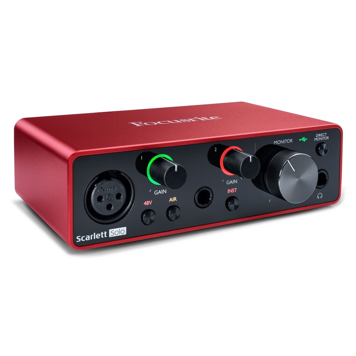 Soundcard thu âm Focusrite Scarlett Solo, 2i2, 4i4 - Hàng Nhập Khẩu