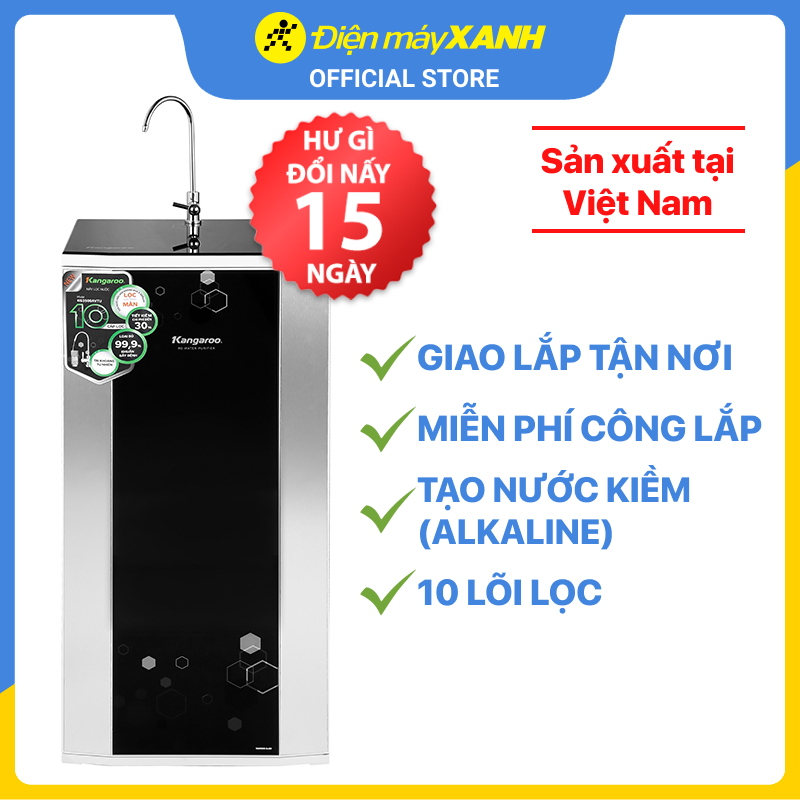 Máy lọc nước R.O nước mặn, nước lợ Kangaroo KG3500AVTU 10 lõi - Hàng chính hãng - Giao toàn quốc