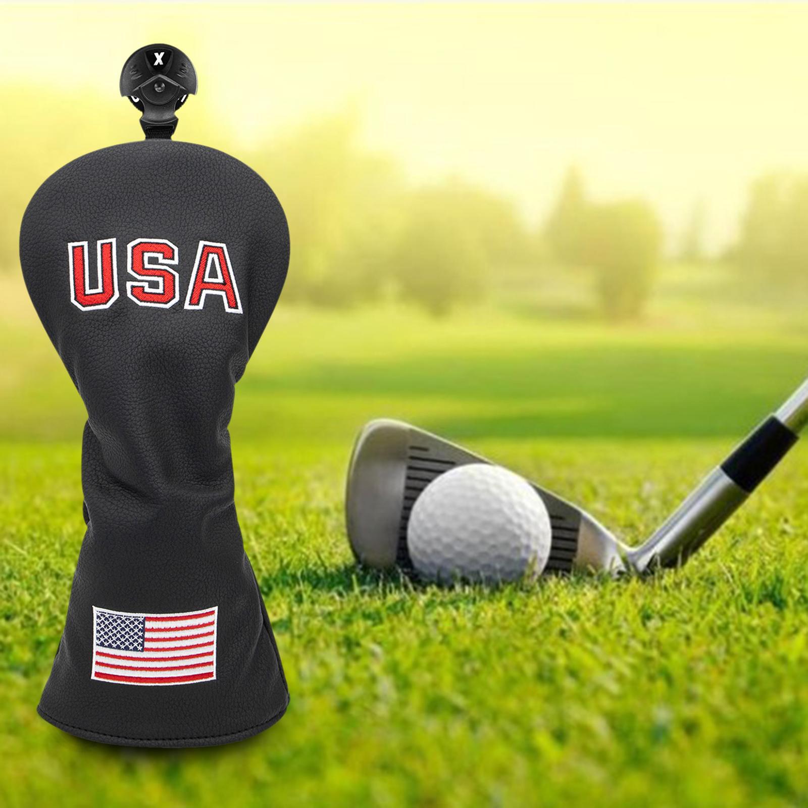 PU Leather Golf  Cover Fairway Headcover Guard