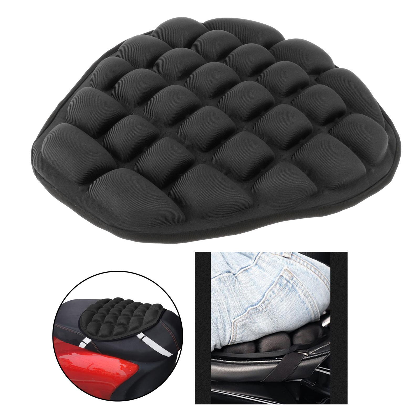 3X Sport Motorcycle Motorbike 3D Seat Air Cushion Pad Cover Universal