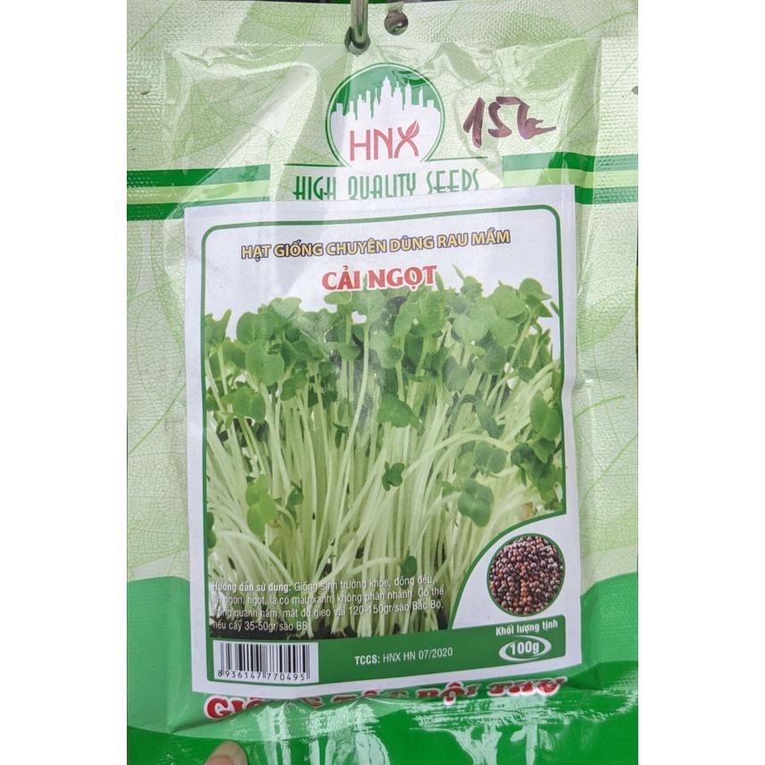 Hạt giống rau mầm Cải Ngọt 100g